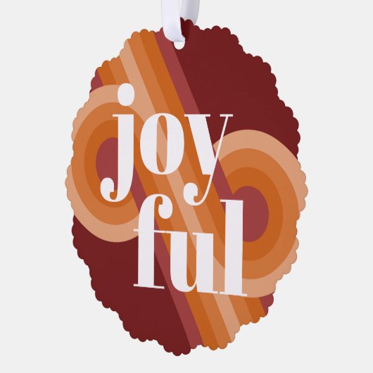 Custom Retro Abstract Waves Art Patroon Ornament Kaart (Links)