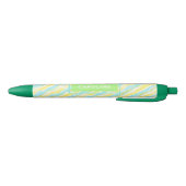 Custom Retro Artistic Cool Abstract Waves Patroon Zwarte Inkt Pen (Bodem)