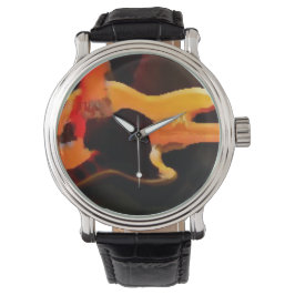 Custom retro bass horloge