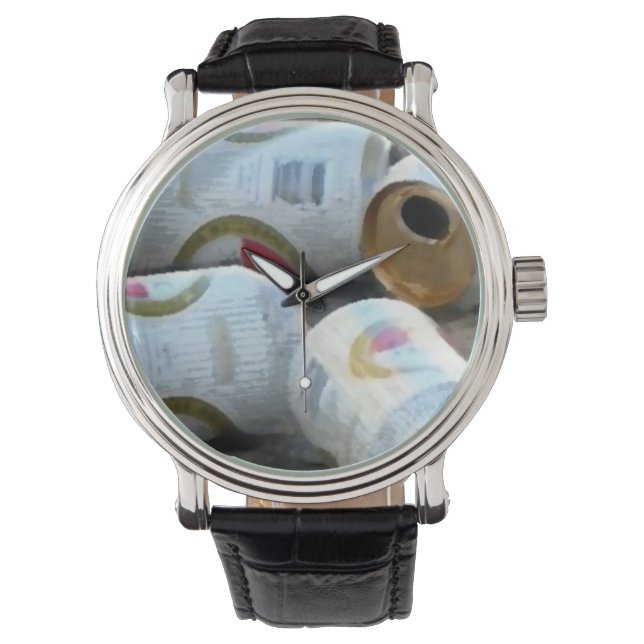 Custom retro beer horloge (Voorkant)