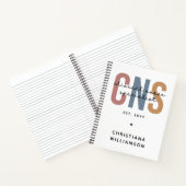 Custom Retro CNS Klinische Verpleegkundige Special Notitieboek (Binnen)