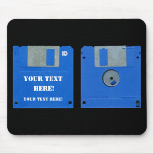 Custom Retro Computer Floppy Disk 3.5 Mousepad Muismat