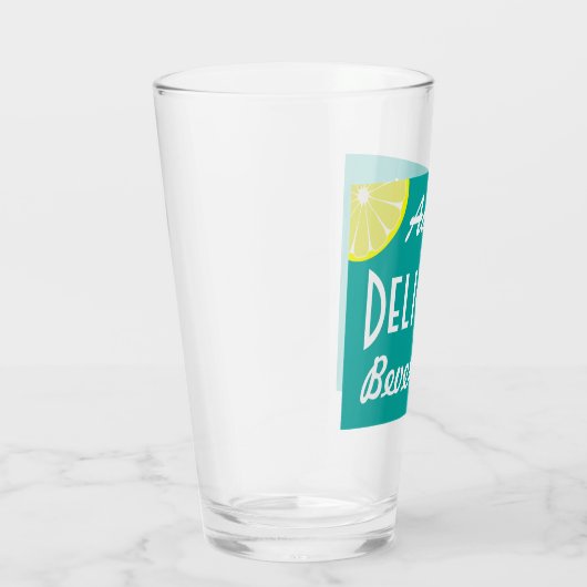 Custom Retro Delicious Drank Glas Gift (Rechts)