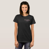 Custom Retro Groovy Terug Print Bruiloft T-shirt (Voorkant volledig)