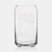 Custom retro "in mijn honkbal mam tijdperk" blikvorm glas (Achterkant)