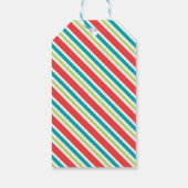 Custom Retro Kerstmis "Naughty is een nieuwe Nice" Cadeaulabel (Achterkant)