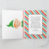 Custom Retro Kerstmis "Naughty is een nieuwe Nice" Kaart (Binnen)