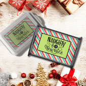 Custom Retro Kerstmis "Naughty is een nieuwe Nice" Kaart