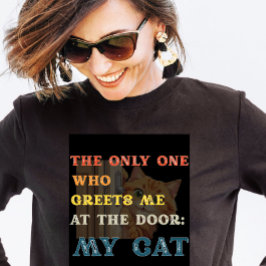 Custom Retro Pet Life Cat Love Tri-Blend Shirt