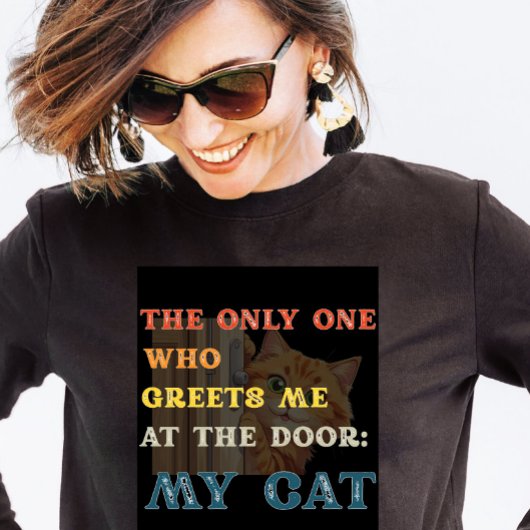 Custom Retro Pet Life Cat Love Tri-Blend Shirt