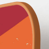 Custom Retro Stripes Pickleball Paddle (Links Detail)