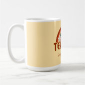 Custom Retro Teacher Mok met naam (Links)