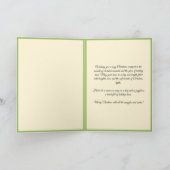 Custom  Retro "Warm & Cosy" Kerst Feestdagen Kaart (Binnen)