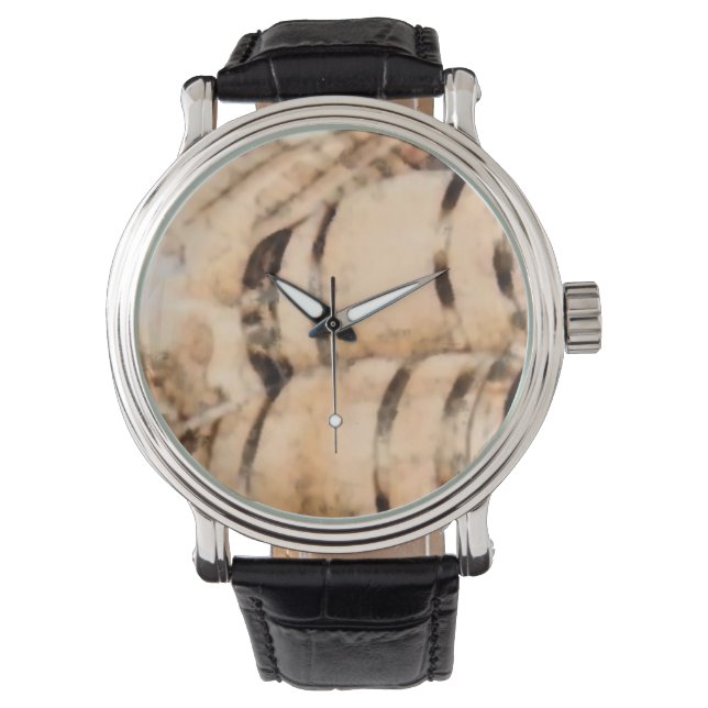 Custom retro wine horloge (Voorkant)