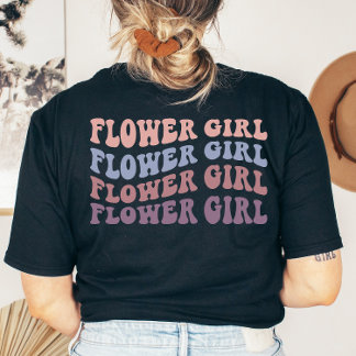 Custom Retro Zuster van de bruid bruiloft T-shirt