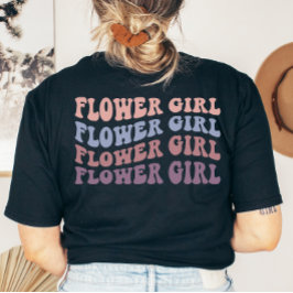 Custom Retro Zuster van de bruid bruiloft T-shirt