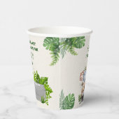 Custom Reusable Sustainable Wild Safari Animals  Papieren Bekers (Rechts)