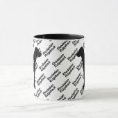 CUSTOM Rhodesian Ridgeback Dog Silhouette Mok (Midden)