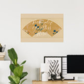 CUSTOM Rinpa School Autumn Fan Pattern Art Poster (Thuiskantoor)