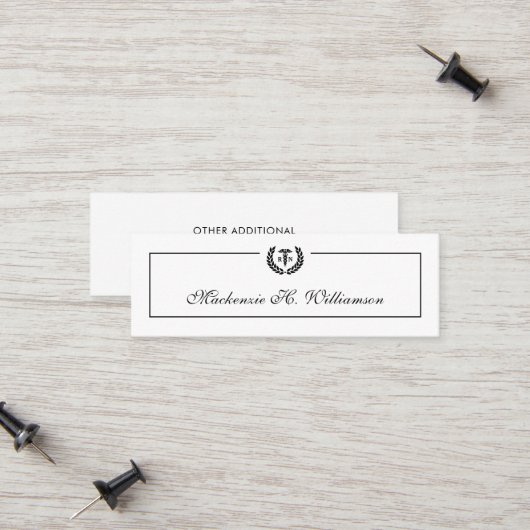 Custom RN Nursing School Afstuderen Naam Kaart Contactkaartje (Voorkant / Achterkant in situ)