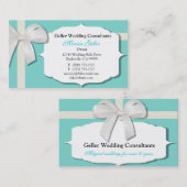 Custom Robin Egg Blue Visitekaartjes (Voorkant / Achterkant)