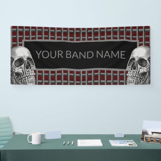 Custom Rock Band Skull Heavy Metal Music Festival Spandoek (Beurs)