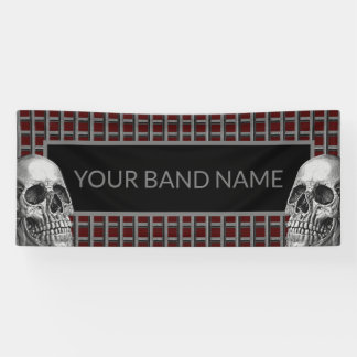 Custom Rock Band Skull Heavy Metal Music Festival Spandoek