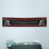 Custom Rock Band Skull Heavy Metal Music Festival Spandoek (Beurs)