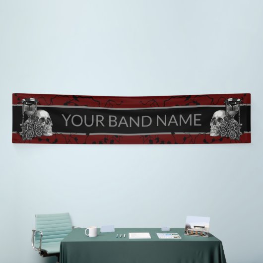 Custom Rock Band Skull Heavy Metal Music Festival Spandoek (Beurs)