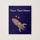 Custom Rocket Puzzle Legpuzzel (Verticaal)