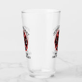 Custom Rode Brandweer Brandweer Badge Glas (Rechts)