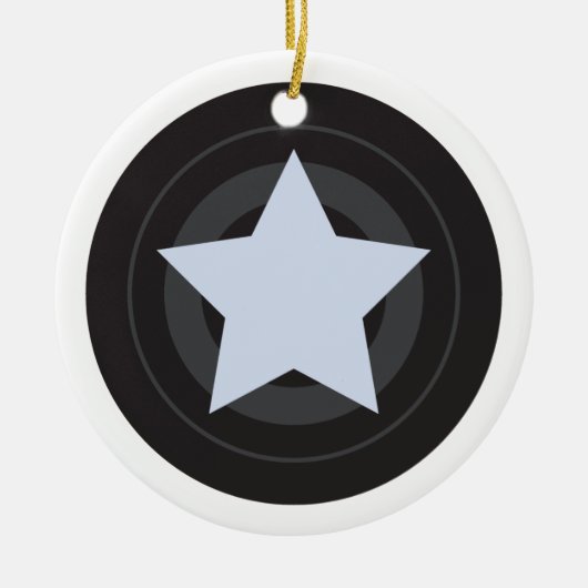 Custom Roller Derby Jammer Star Keramisch Ornament (Voorkant)