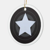 Custom Roller Derby Jammer Star Keramisch Ornament (Links)