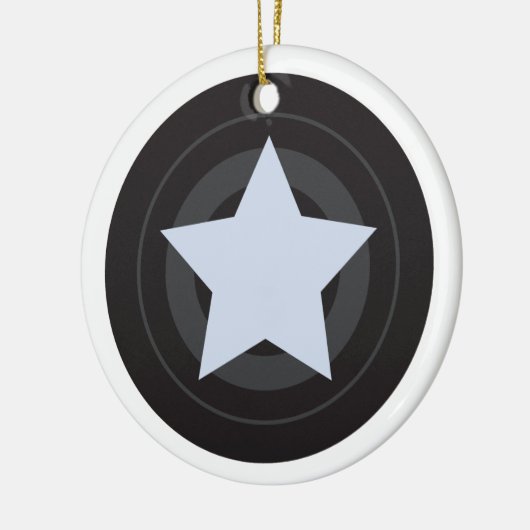 Custom Roller Derby Jammer Star Keramisch Ornament (Links)