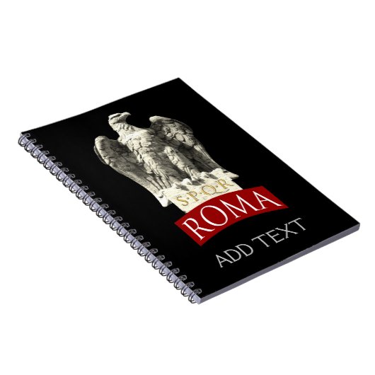 Custom Roman Eagle Notitieboek (Rechterzijde)