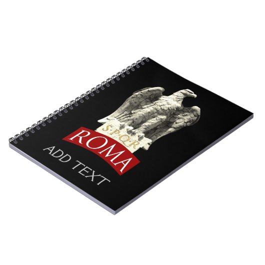 Custom Roman Eagle Notitieboek (Linkerzijde)