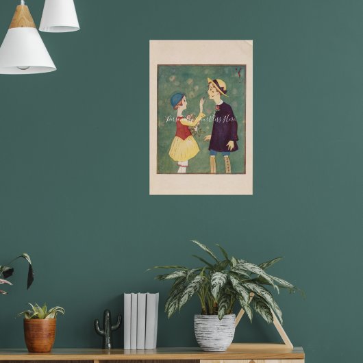 CUSTOM Romantic Taisho Roman Art  Poster (Woonkamer 1)