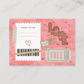 Custom Romantic Valentine's Day Love Coupon Book (Voorkant)