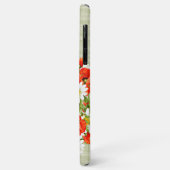 Custom Rood Poppy Wit Geel Daisy Krans Case-Mate iPhone Case (Achterkant/links)