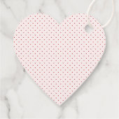 Custom rood roze eenvoudige VALENTIJN'S DAY cadeau Bedankjes Labels (Achterkant)