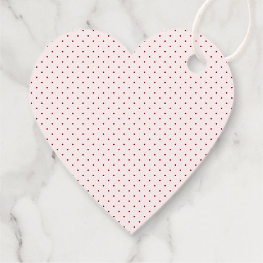 Custom rood roze eenvoudige VALENTIJN'S DAY cadeau Bedankjes Labels (Achterkant)