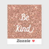 Custom Roos Gold Sparkle Glitter Cut Vinyl Sticker (Vel)