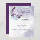 Custom Rosanna - Rustic Crescent Moon Paarse (Voorkant / Achterkant)