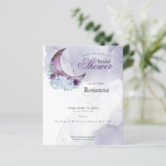 Custom Rosanna - Rustic Crescent Moon Paarse (Staand voorkant)