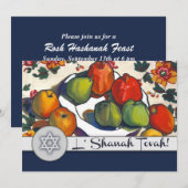 Custom Rosh Hashanah Celebration Party Kaart (Voorkant / Achterkant)