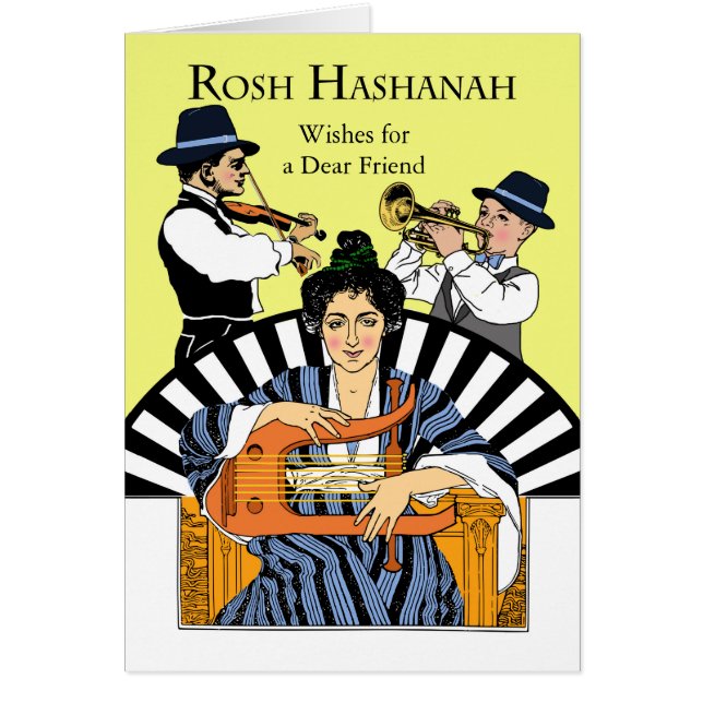 Custom Rosh Hashanah for Friend, Klezmer Band (Voorkant)