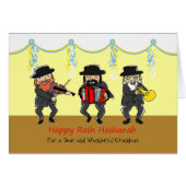 Custom Rosh Hashanah for Grandson, Klezmer Band (Voorkant Horizontaal)