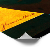 Custom Rosie de Riveter  gezicht in Hole Poster (Hoek)