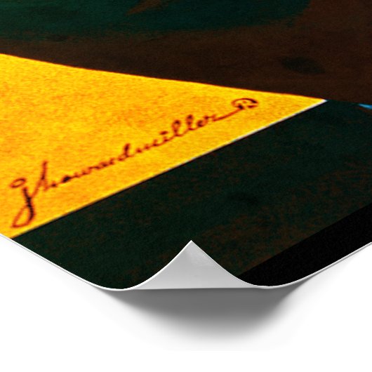 Custom Rosie de Riveter  gezicht in Hole Poster (Hoek)