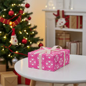 Custom Rosy Pink XOXO Paar bruiloft, Jubileum Cadeaupapier